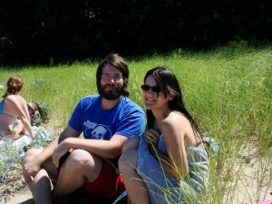 lakemichigan2010 Ryan & I @ lake michigan