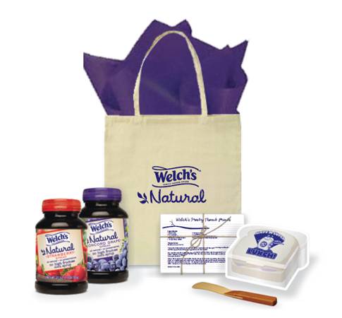 recipekit Welch's all natural spreads giveaway
