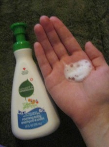 Seventh generation foaming shampoo and wash