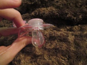 razbaby pacifier half open