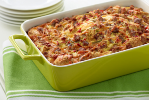 Turkey Sausage & Pepper Breakfast Casserole