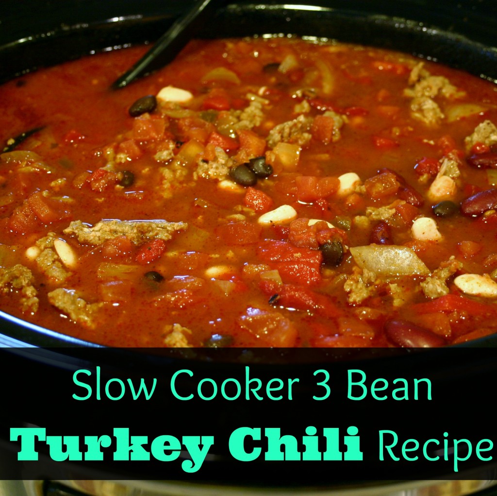 Easy slow cooker turkey chili recipe