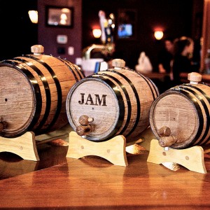 personalized whiskey barrel