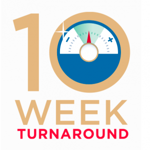 10 week turn around dog weight loss
