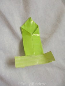 duct tape flower leaf tutorial