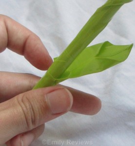 duct tape flower leaf tutorial