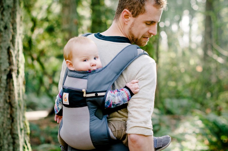 ergobaby on back