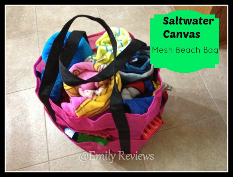 saltwater canvas mesh whale bag