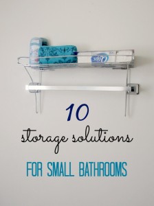 Storage solutions for small bathrooms