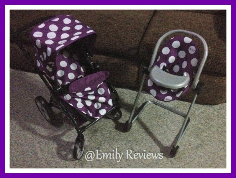 I Coo Grow With Me Doll Stroller High Chair Set Review