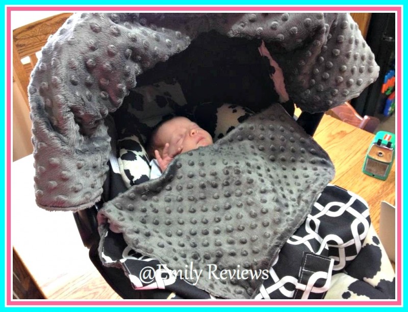 Blue Baby Bum Car Seat Cover Car Seat Blankie Stroller