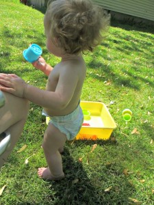 curly tangled baby hair