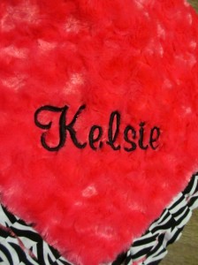 Personalization Mall baby blanket $34.20 includes free name embroidering