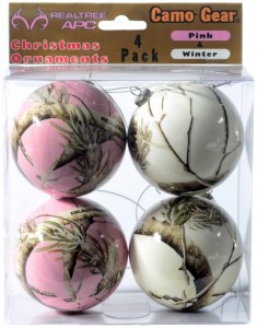 havercamp pink camo ornaments