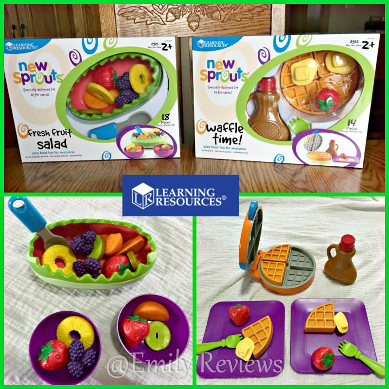 Learning Resources ~ Sprouts Waffle Time & Fresh Fruit Salad Play Sets!