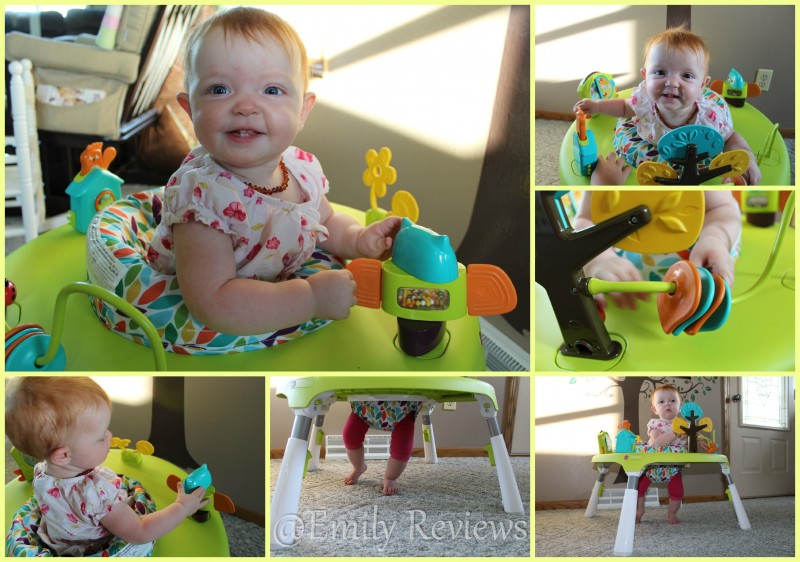 oribel portaplay forest friends convertible exersaucer