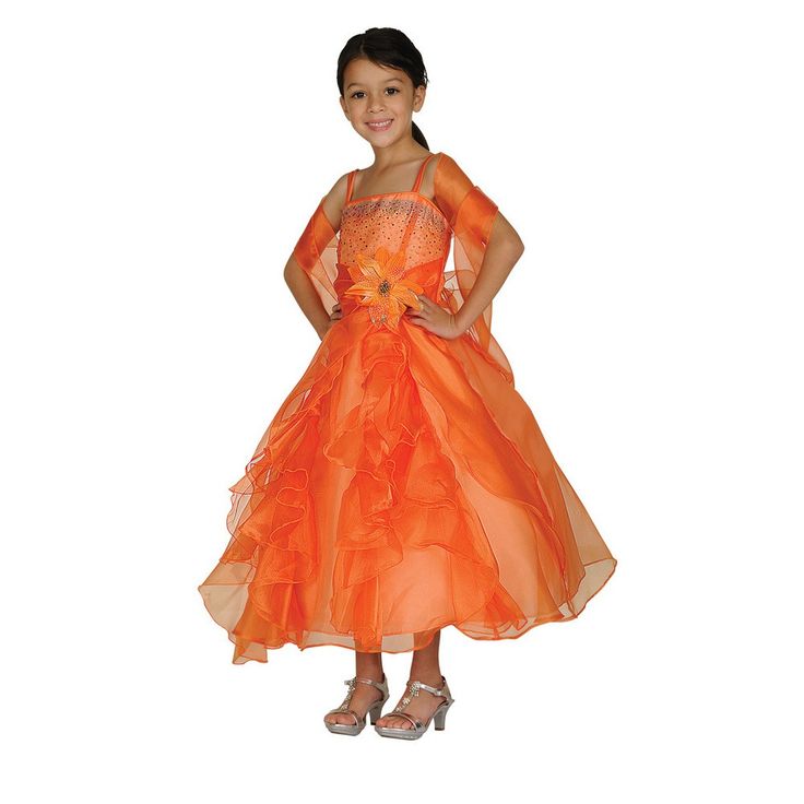 Sophias Style ~ Cinderella Couture Cascade Ruffle Dress
