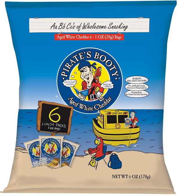 Pirate's Booty Aged White Cheddar ~ Lunch Box Favorite!