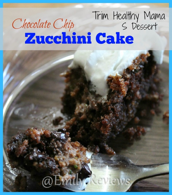 Chocolate Chip Zucchini Cake Recipe s dessert for THM trim healthy mama diet