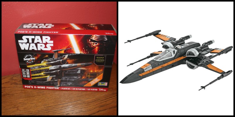 Revell ~ Star Wars ~ SnapTite® Build & Play Model Kits For Christmas, Poe's X Wing Fighter