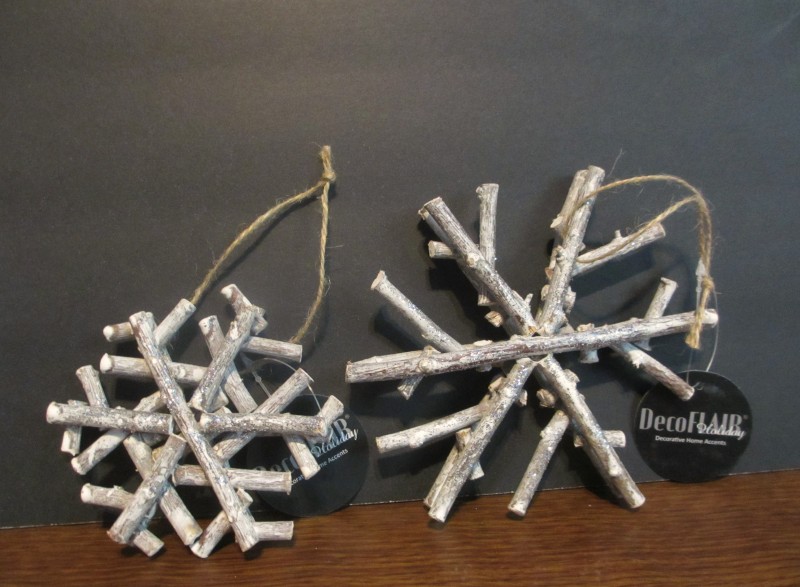 DecoFlair snowflake ornaments