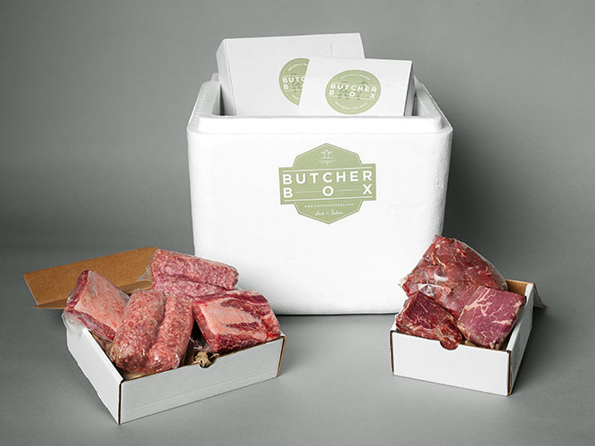 butcher box 100% grassfed subscription box