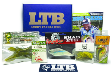 Lucky tackle box fishing subscription box