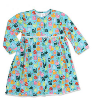 TODDLER BUTTON DRESS 2 I Zutano