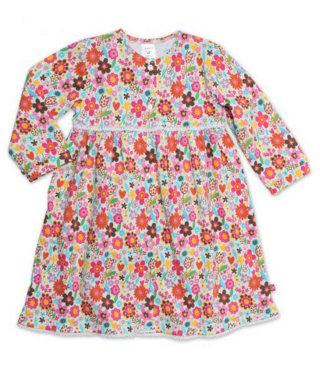 TODDLER BUTTON DRESS I Zutano