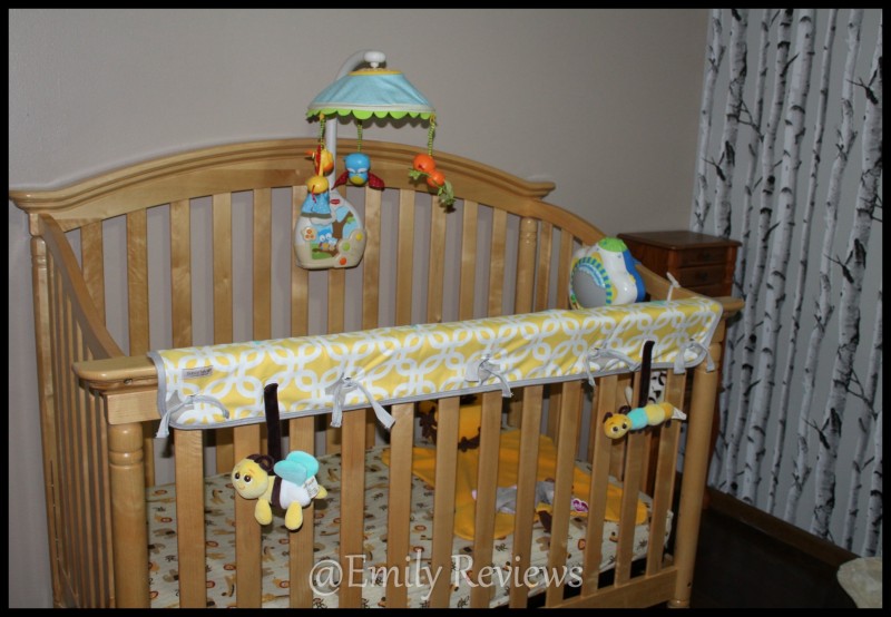 Babee talk crib cheap rail cover
