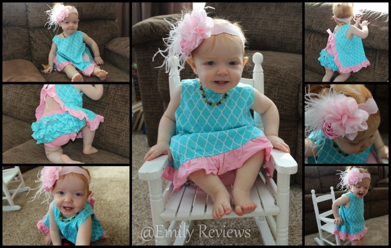 Princess Bowtique Swing Top Princess Bowtique Blue and Pink Swing Top and Ruffled Bloomers Baby Boutique Clothes