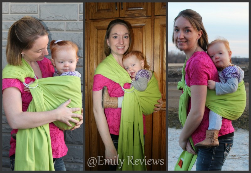 How Babywearing Changed My Life & Colimaçon Cie Ring Sling, Llime Green 100% pure organic cotton twill