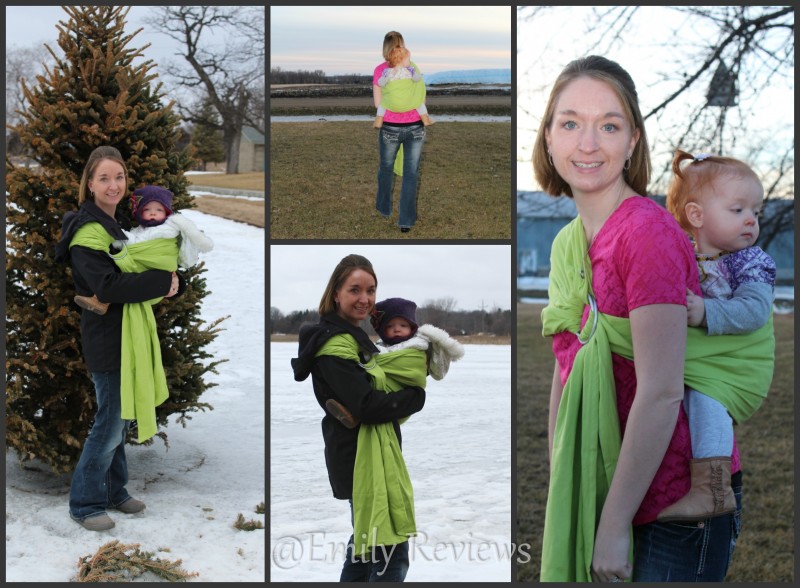 How Babywearing Changed My Life & Colimaçon Cie Ring Sling, Llime Green 100% pure organic cotton twill