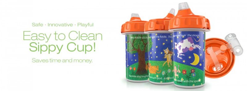 Poli Sippy Cup! Poli is easy-to-clean, totally safe and the designs are totally adorable.