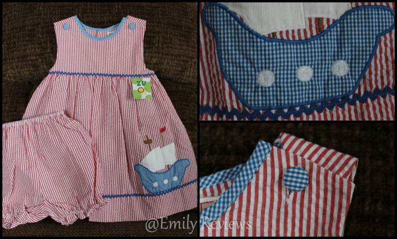 Zubels ~ Spring & Summer Play Wear: Ship Applique Dress & Alligator Applique Top & Bloomers