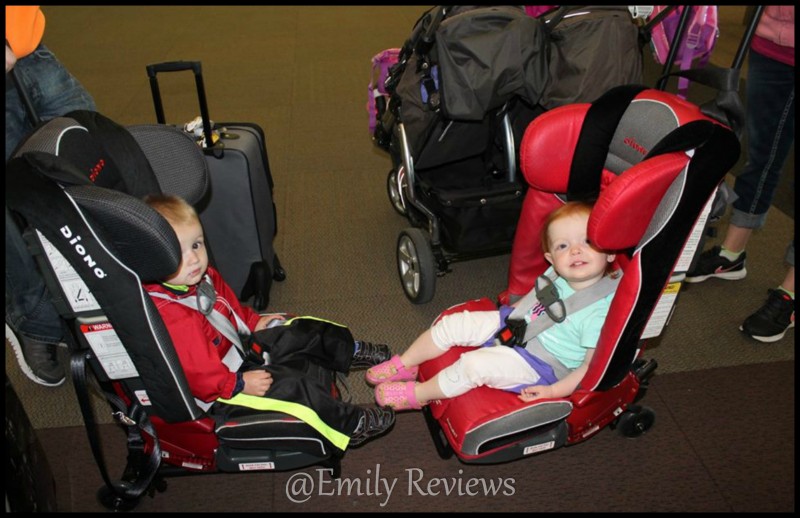 Britax Car Seat Travel Cart makes flying, traveling, or vacationing with carseats easy!