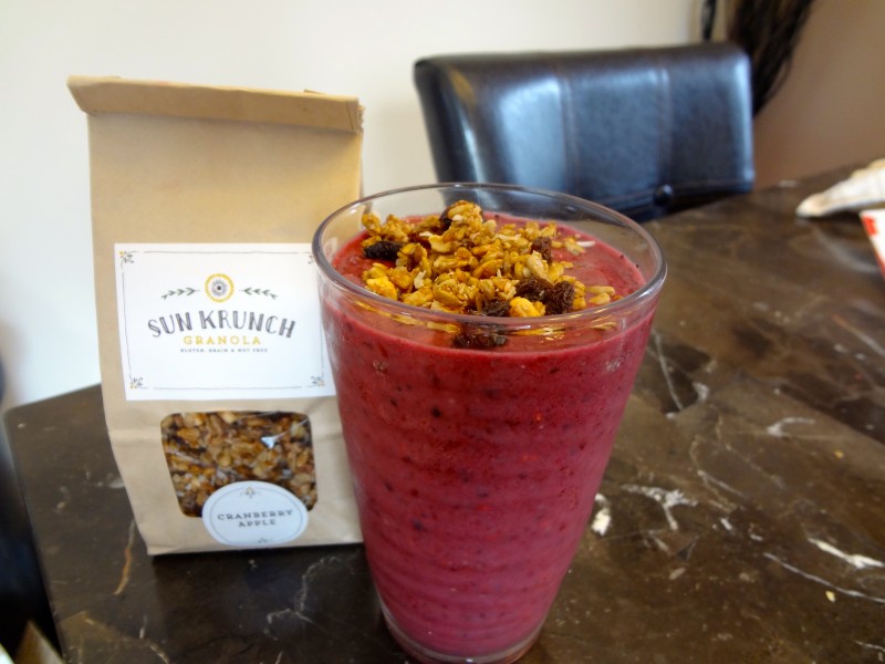 Sun Krunch grain gluten and nut free granola review