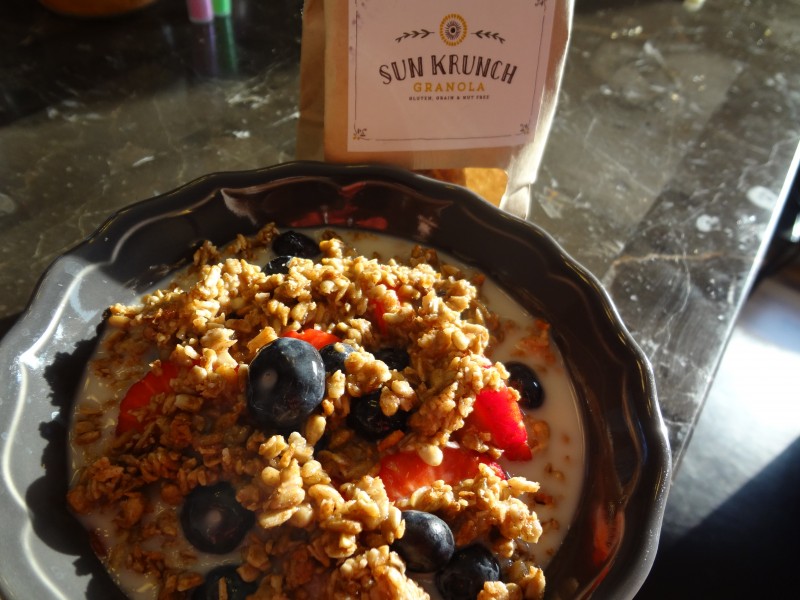 Sun Krunch grain gluten and nut free granola review