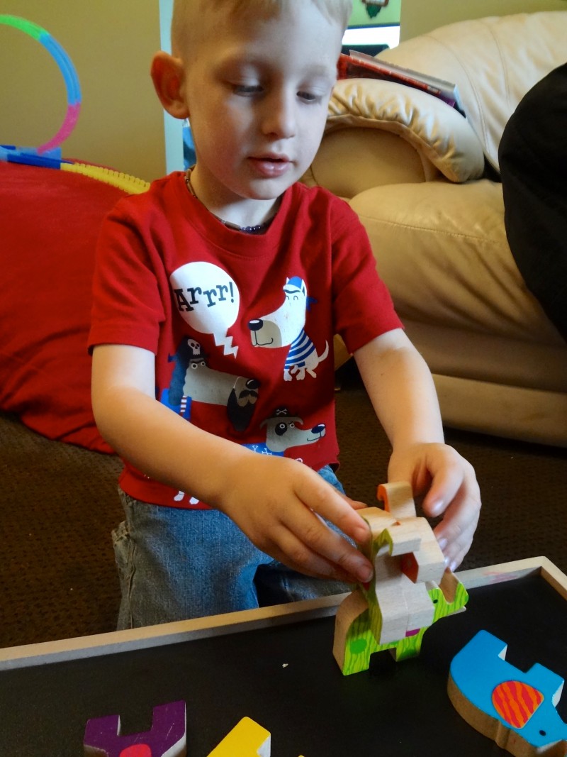 MindWare Wild Ways Stacking Wooden Animals Review and Giveaway 