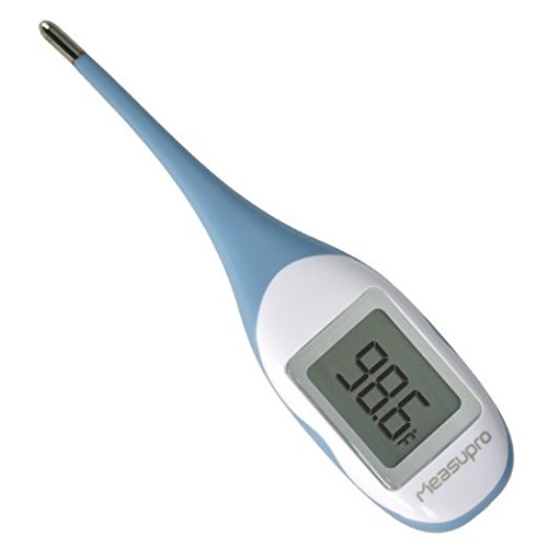 MeausPro Inc. Quick Read Digital Thermometer with Fever Indicator feature.