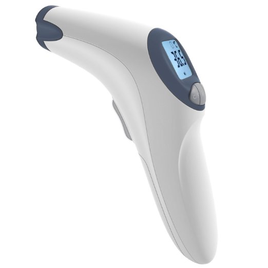 MeausPro Inc. Non-Contact Forehead Thermometer Featuring Forehead or Surface Readings in either F or C