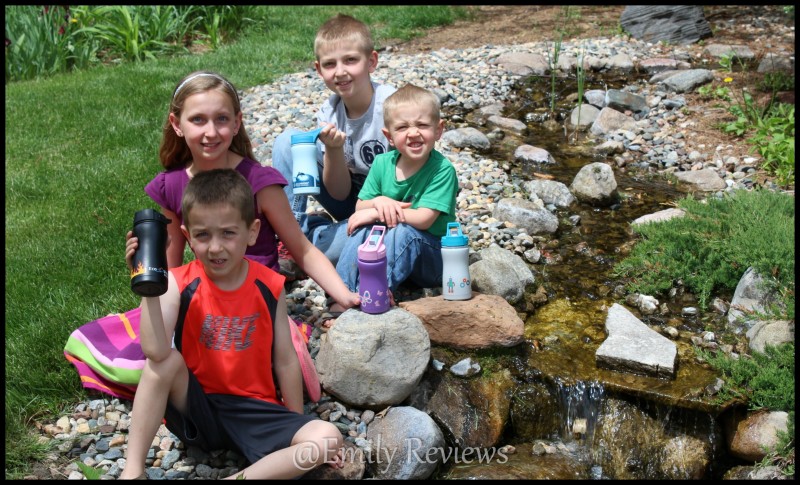 Eco Vessel Stainless Steel Water Bottles : Boulder TriMax and Kids Frost