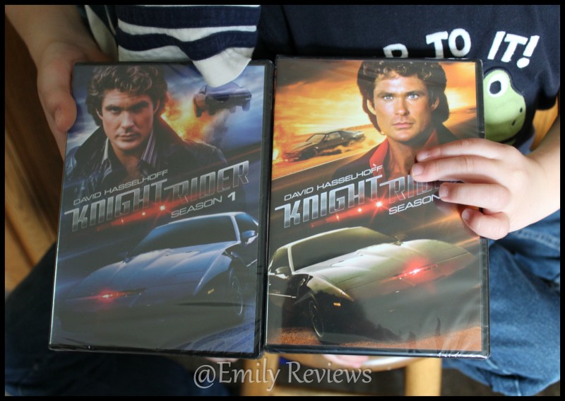 Knight Rider Seasons 1 & 2 now on DVD from Mill Creek Entertainment. The series follows the thrilling adventures of Michael Knight, a detective thought to be dead, who's been given a new face and identity. His assignment: to fight crime with the help of an artificially intelligent, talking car named K.I.T.T., a high-speed, futuristic weapon outfitted with high-tech gadgets and a personality of its own.