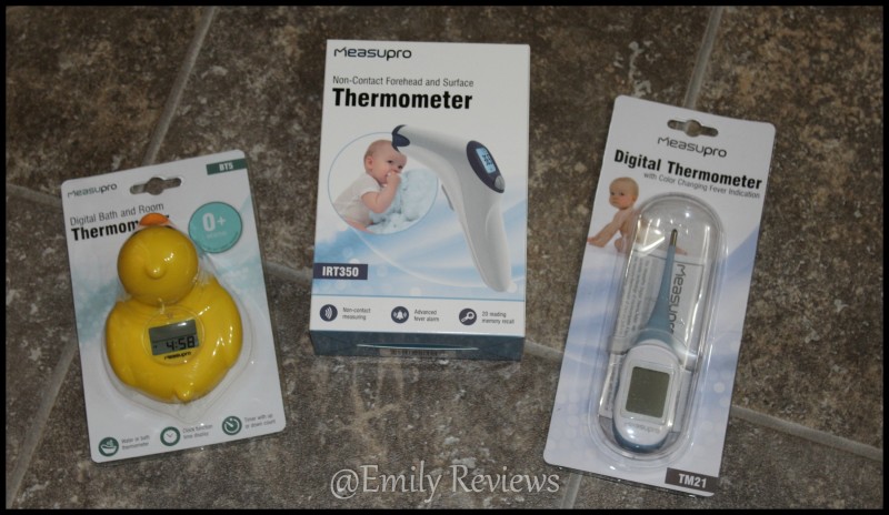 MeasuPro Inc.: Must Have Thermometers For Parents: Digital Thermometer with color changing fever indicator, Digital Bath & Room Duck Thermometer, and Non-Contact Forehead & Surface Thermometer
