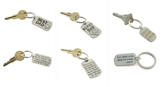 Isabelle Grace Dad Keychains ~ Perfect gift idea for dads on Father's Day