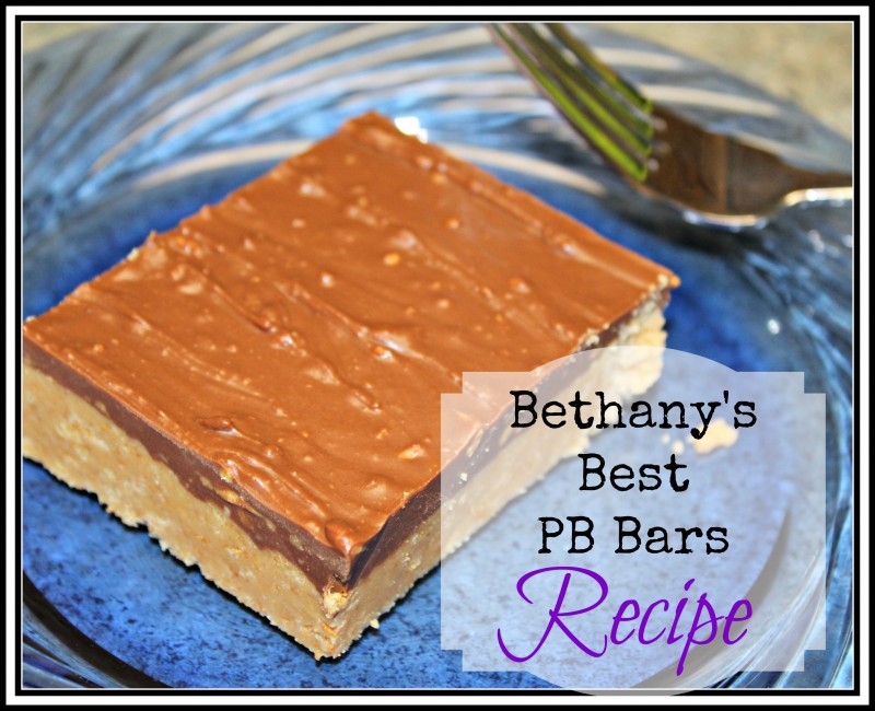 Pic's "Really Good" Peanut Butter + Bethany's Bars Recipe ~ Enjoy this delicious combo of chocolate and peanut butter! 