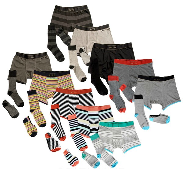 Related Garments ~ The Long Week: 10 Sets of matching socks, no-show socks and boxer briefs by Related Garments. Our turnkey solution to a complete drawer of underwear and socks. 