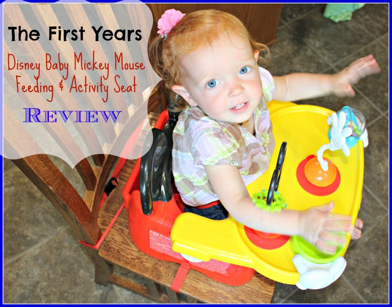 The First Years Disney Baby Mickey Mouse Feeding & Activity Seat {Review}