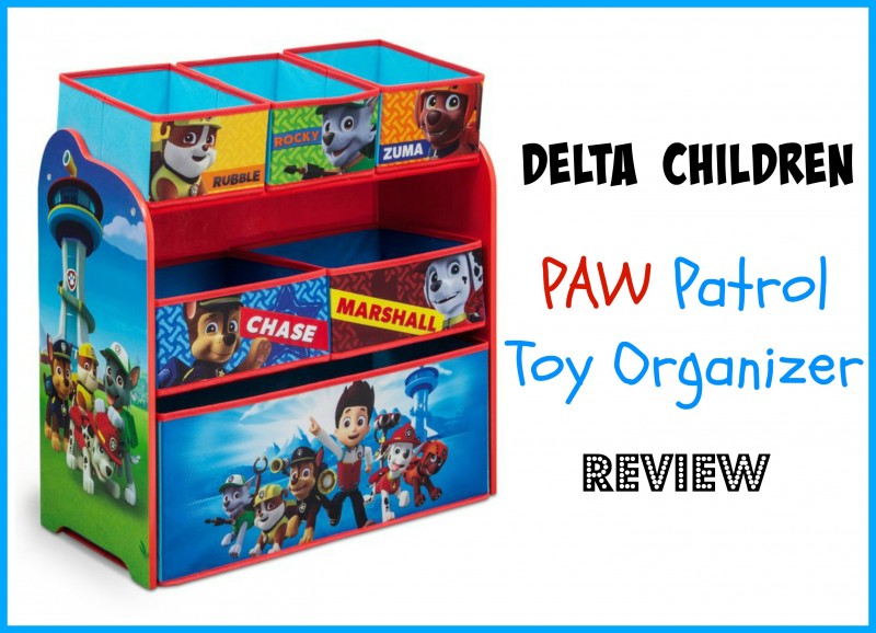 paw patrol multi bin toy organizer