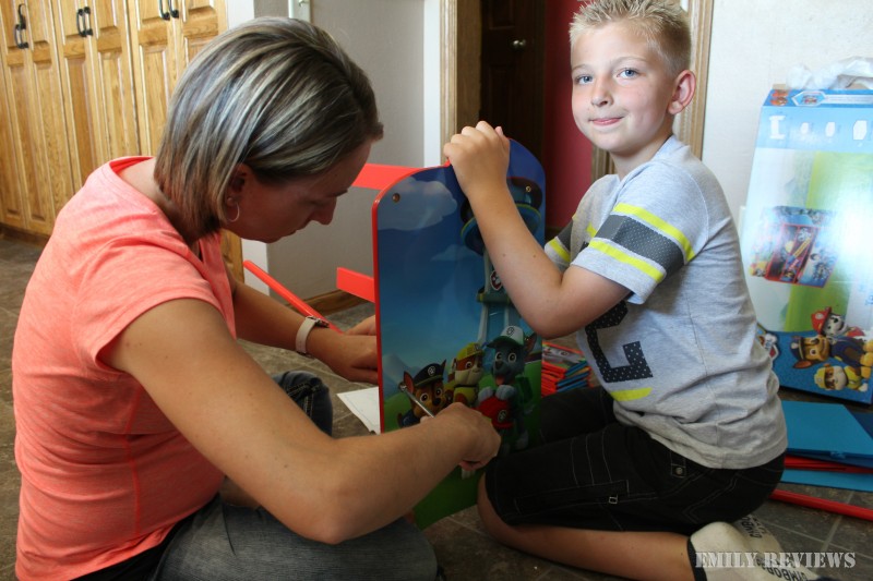 paw patrol book and toy organizer